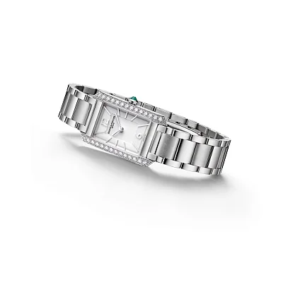 Baume & Mercier Hampton Lady Quartz Steel Grey Dial Diamonds Limited Edition M0A10631