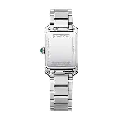 Baume & Mercier Hampton Lady Quartz Steel Grey Dial Diamonds Limited Edition M0A10631