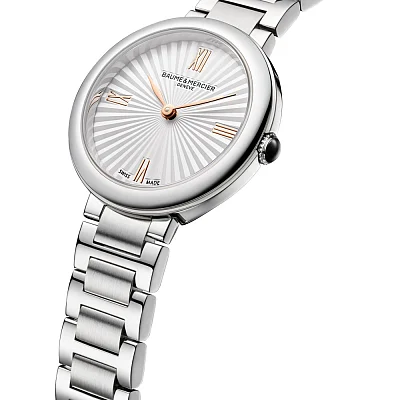 Baume & Mercier Joia Lady Quartz Steel Grey Dial M0A10848
