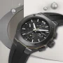  Zdjęcie 5 Baume & Mercier Riviera Gent Automatic Chronograph Date Rubber Strap Black Dial M0A10625