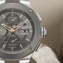 Zdjęcie 10 Baume & Mercier Riviera Gent Automatic Chronograph Date Rubber Strap Grey Dial M0A10722