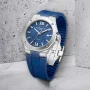  Zdjęcie 6 Baume & Mercier Riviera Gent Automatic Date Rubber Strap Blue Dial M0A10619
