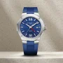  Zdjęcie 3 Baume & Mercier Riviera Gent Automatic GMT Date Rubber Strap Blue Dial M0A10659