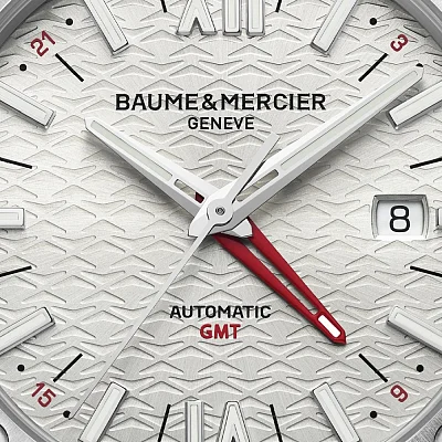Baume & Mercier Riviera Gent Automatic GMT Date Steel Grey Dial M0A10658