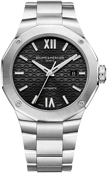 Baume & Mercier Riviera Gent Automatic Date Steel Black Dial M0A10621