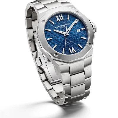 Baume & Mercier Riviera Gent Automatic Date Steel Blue Dial M0A10620