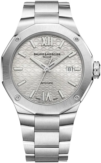 Baume & Mercier Riviera Gent Automatic Date Steel Grey Dial M0A10622