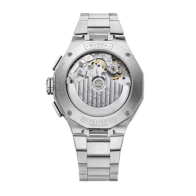 Baume & Mercier Riviera Gent Automatic Chronograph Date Steel Panda Dial M0A10827