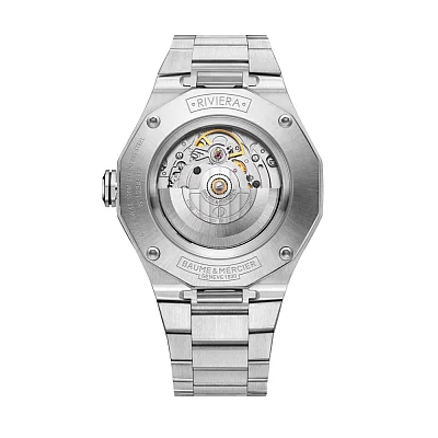 Baume & Mercier Riviera Gent Automatic Date Steel White Dial M0A10829