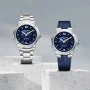  Zdjęcie 9 Baume & Mercier Riviera Gent Baumatic Date Leather Strap Semi-Skeleton Blue Dial M0A10714