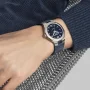  Zdjęcie 10 Baume & Mercier Riviera Gent Baumatic Date Leather Strap Semi-Skeleton Blue Dial M0A10714
