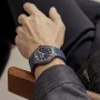 Zdjęcie 6 Baume & Mercier Riviera Gent Baumatic Date Rubber Strap Semi-Skeleton Blue Dial M0A10769