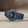  Zdjęcie 7 Baume & Mercier Riviera Gent Baumatic Date Rubber Strap Semi-Skeleton Blue Dial M0A10769
