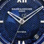  Zdjęcie 3 Baume & Mercier Riviera Gent Baumatic Date Rubber Strap Semi-Skeleton Blue Dial M0A10701