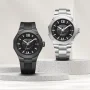  Zdjęcie 7 Baume & Mercier Riviera Gent Baumatic Date Rubber Strap Semi-Skeleton Grey Dial M0A10617