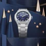  Zdjęcie 8 Baume & Mercier Riviera Gent Baumatic Date Steel Semi-Skeleton Blue Dial M0A10616