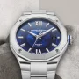  Zdjęcie 5 Baume & Mercier Riviera Gent Baumatic Date Steel Semi-Skeleton Blue Dial M0A10616