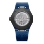  Zdjęcie 4 Baume & Mercier Riviera Gent Baumatic Date Rubber Strap Semi-Skeleton Blue Dial M0A10769