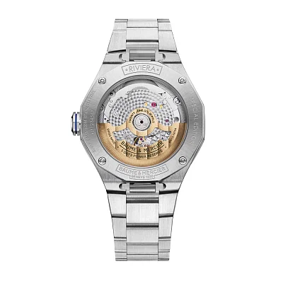 Baume & Mercier Riviera Gent Baumatic Date Steel Gilded Dial M0A10822