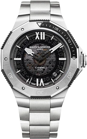 Baume & Mercier Riviera Gent Baumatic Date Steel Grey Dial M0A10717
