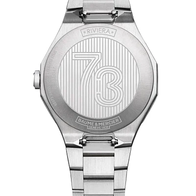 Baume & Mercier Riviera Gent Date Steel Blue Dial M0A10844