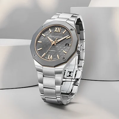 Baume & Mercier Riviera Lady Automatic Date Steel Ardoise Dial M0A10661