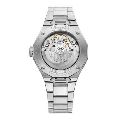 Baume & Mercier Riviera Lady Automatic Date Steel Blue Dial M0A10679