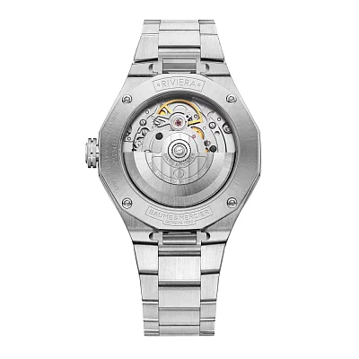 Baume & Mercier Riviera Lady Automatic Date Steel Grey Dial M0A10615