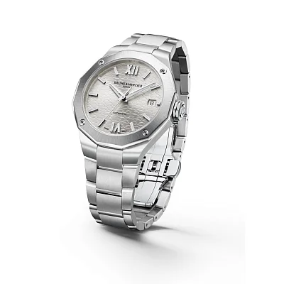 Baume & Mercier Riviera Lady Automatic Date Steel Grey Dial M0A10615