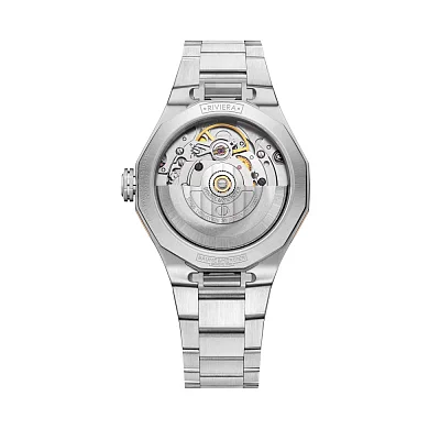 Baume & Mercier Riviera Lady Automatic Date Steel Grey Dial Diamonds M0A10730
