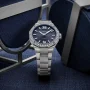  Zdjęcie 10 Baume & Mercier Riviera Lady Quartz Date Steel Blue Dial Diamonds M0A10765