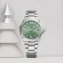  Zdjęcie 2 Baume & Mercier Riviera Lady Quartz Date Steel Green Dial M0A10683