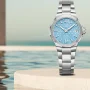  Zdjęcie 8 Baume & Mercier Riviera Lady Quartz Date Steel Ice Blue Dial M0A10811