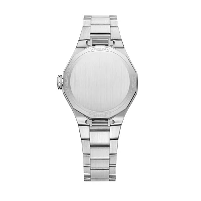 Baume & Mercier Riviera Lady Quartz Date Steel Ice Blue Dial M0A10811
