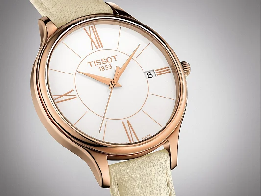 Tissot Bella Ora Round Rose Gold PVD Strap Set T103.210.36.018.00