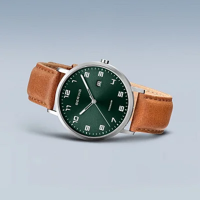 Bering Classic Gent Date Titanium 18640-568