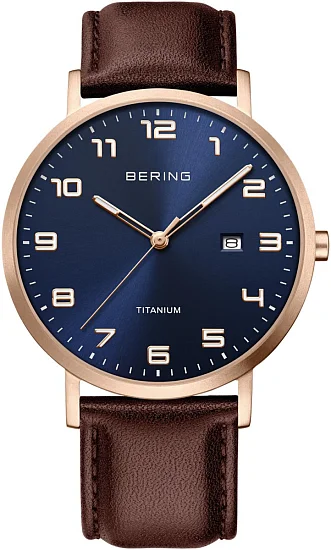 Bering Classic Gent Date Titanium 18640-569