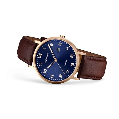 Bering Classic Gent Date Titanium 18640-569