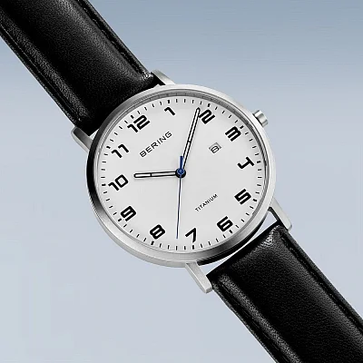 Bering Classic Gent Date Titanium 18640-404-