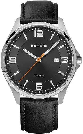Bering Classic Gent Date Titanium 16040-402