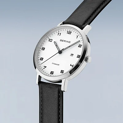 Bering Classic Lady Date Titanium 18634-404