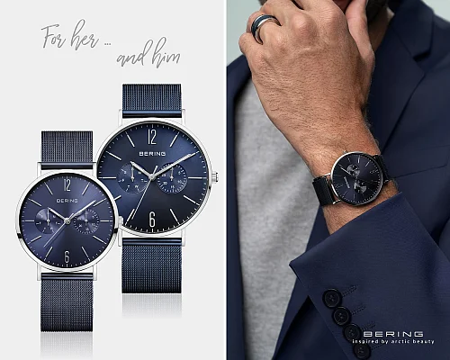 Bering Classic Navy Gent SET 14240-307