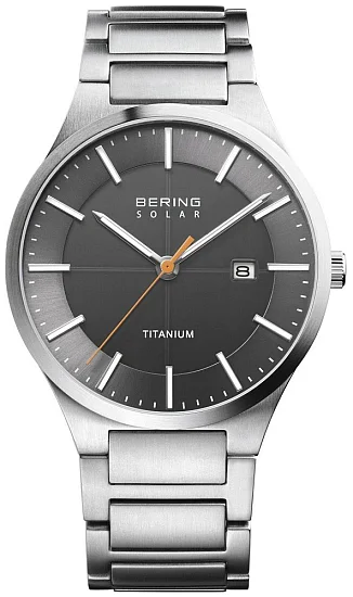Bering Solar Gent Date Titanium 15239-779