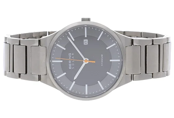 Bering Solar Gent Date Titanium 15239-779