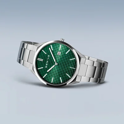 Bering Ultra Slim Gent Date Blue Dial 17240-708