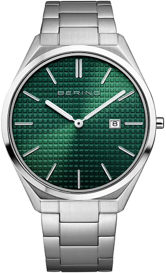 Bering Ultra Slim Gent Date Blue Dial 17240-708