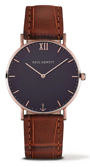 Paul Hewitt Sailor Line Rose Blue Lagoon Leather Brown PH-SA-R-ST-B-14M
