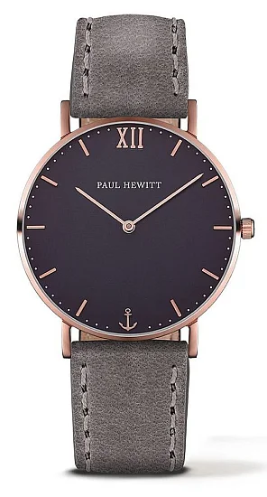 Paul Hewitt Sailor Line Rose Blue Lagoon Leather Grey PH-SA-R-ST-B-13M