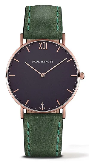 Paul Hewitt Sailor Line Rose Blue Lagoon Leather Green PH-SA-R-ST-B-12M