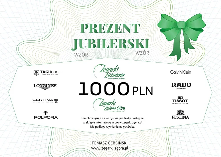 Bony zakupowe Bon Zakupowy Podarunkowy 1000 PLN BZE1000